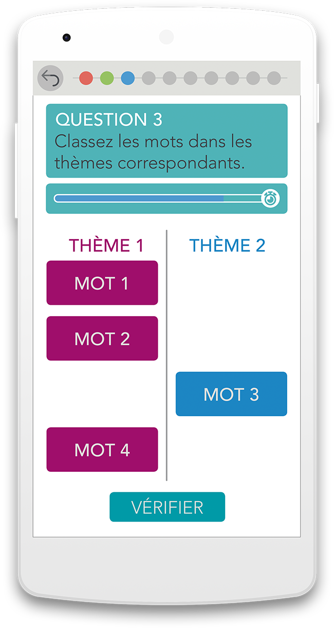 Train Me UI design application icon illustration page question 3